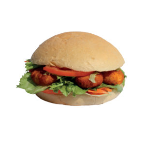 Focaccia falafel
