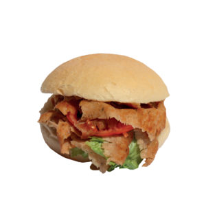 Focaccia kebab